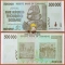Zimbabwe 500000 dollars 2008 UNC Replacement