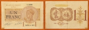 France Paris 1 franc 1922 VF