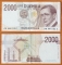 Italy 2000 lire 1990 XF Series AA