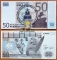 Union of Bonists 50 rubles 2009 UNC Overprint 6