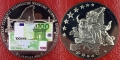Token European currency 100 euro