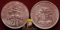 Jamaica 20 cents 1969 XF