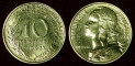 France 10 centimes 1963