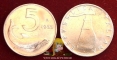 Italy 5 lire 1955 F