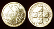 Portugal 20 centavos 1945 VF